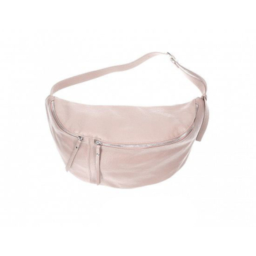 Taška cez rameno z pravej kože TR244 Pink