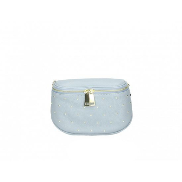 Pravá koža Dámska taška Light Blue