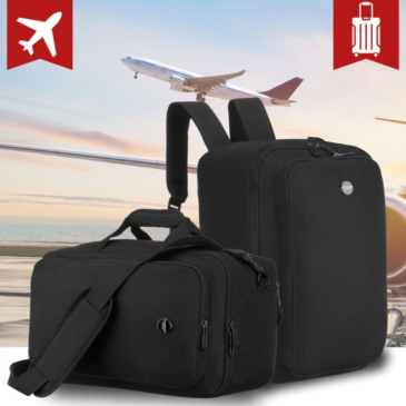 Peterson 3-funkčný cestovný batoh/ramenná taška Wizzair a New Ryanair 40 x 30 x 20 cm 