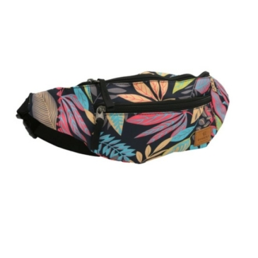 Priestranná dámska taška Fanny Pack s módnym vzorom