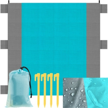 XXL nepremokavá plážová/pikniková deka 208x208cm Trizand 21209