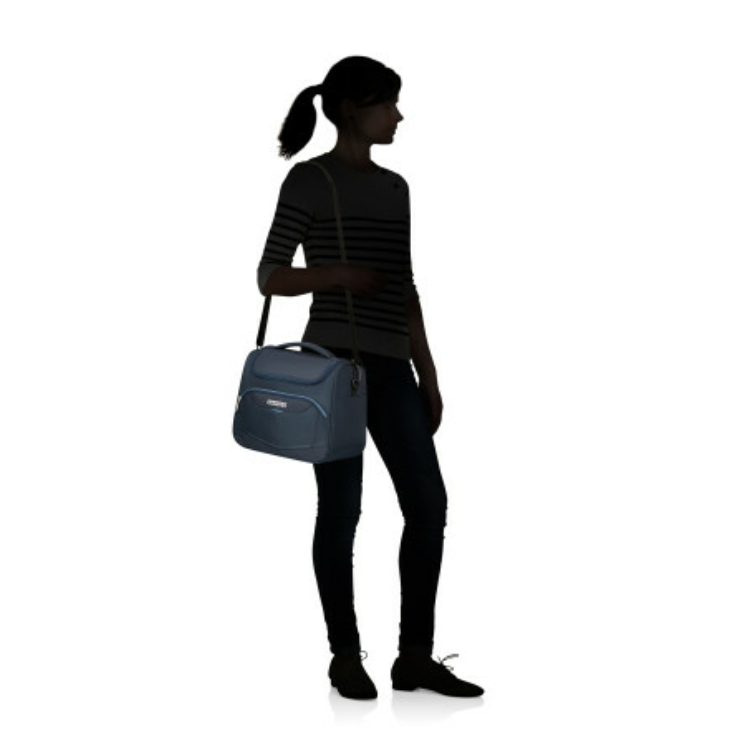 AMERICAN TOURISTER SUMMERRIDE BEAUTY CASE NAVY