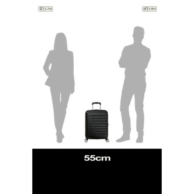 American Tourister FLASHLINE SPINNER 55/20 TSA SHADOW BLACK