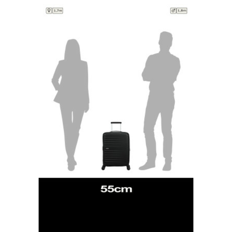 AMERICAN TOURISTER FASTFORWARD 55/20 TSA EXP FLASH BLACK