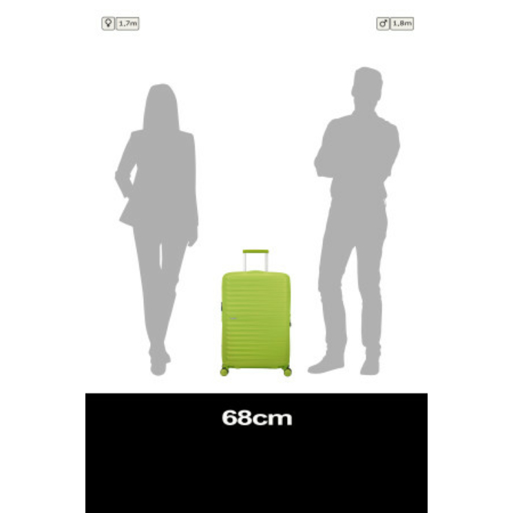 AMERICAN TOURISTER FASTFORWARD 68/25 EXP TSA NEON LIME