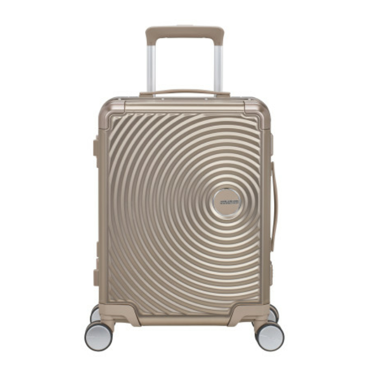 American Tourister SOUNDBOX ALU SPINNER 55/20 TSA BRONZE