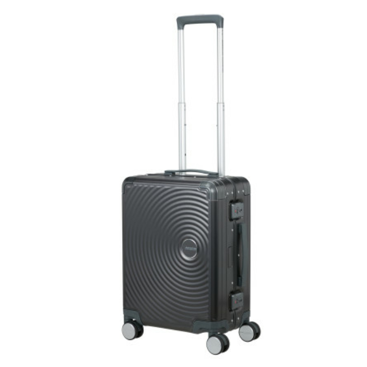 American Tourister SOUNDBOX ALU SPINNER 55/20 TSA BRUSHED ANTHRACITE