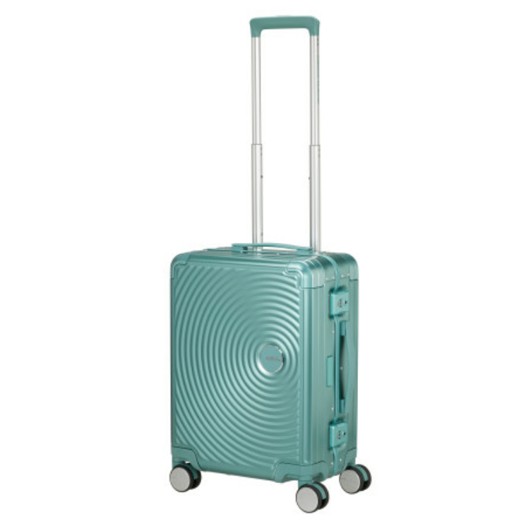 American Tourister SOUNDBOX ALU SPINNER 55/20 TSA DUSTY TURQUOISE