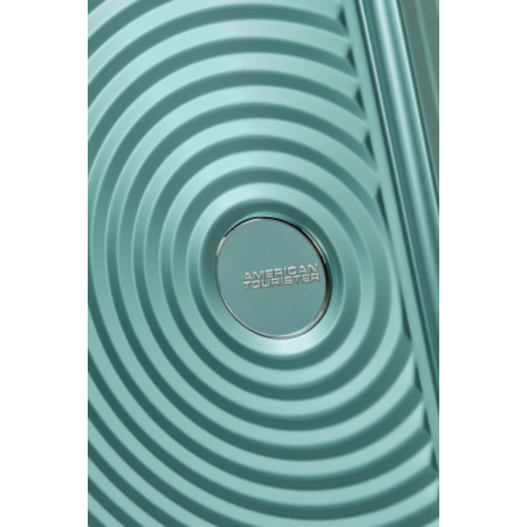 American Tourister SOUNDBOX ALU SPINNER 55/20 TSA DUSTY TURQUOISE