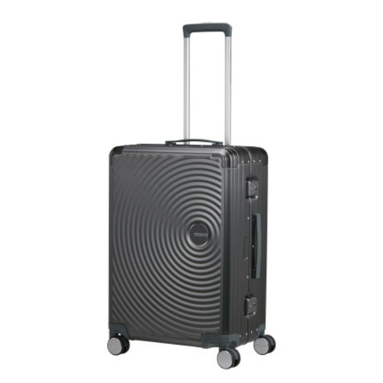 American Tourister SOUNDBOX ALU SPINNER 68/25 TSA BRUSHED ANTHRACITE