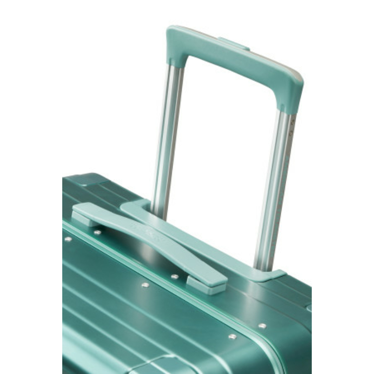 American Tourister SOUNDBOX ALU SPINNER 68/25 TSA DUSTY TURQUOISE