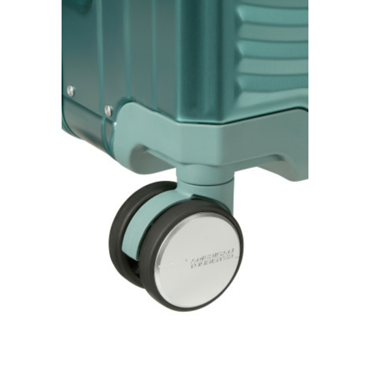 American Tourister SOUNDBOX ALU SPINNER 68/25 TSA DUSTY TURQUOISE
