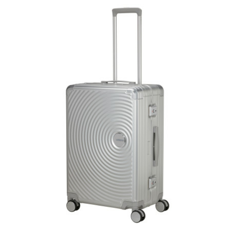 American Tourister SOUNDBOX ALU SPINNER 68/25 TSA SILVER