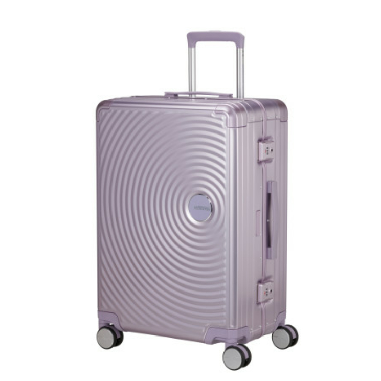 American Tourister SOUNDBOX ALU SPINNER 68/25 TSA STORMY LILAC
