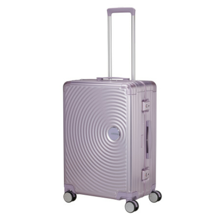 American Tourister SOUNDBOX ALU SPINNER 68/25 TSA STORMY LILAC
