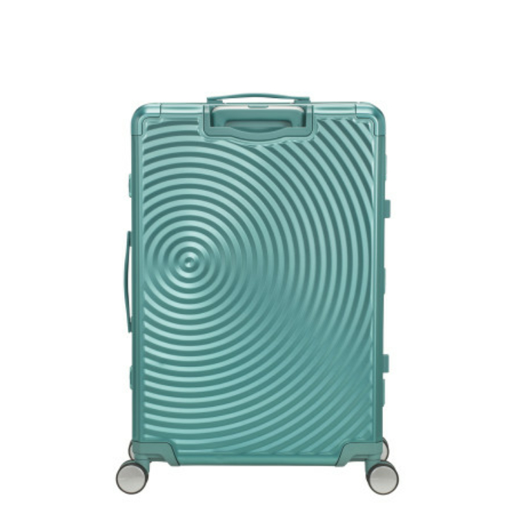 American Tourister SOUNDBOX ALU SPINNER 77/28 TSA DUSTY TURQUOISE