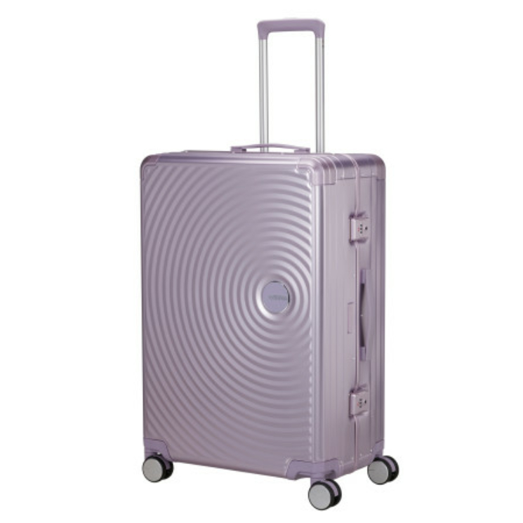 American Tourister SOUNDBOX ALU SPINNER 77/28 TSA STORMY LILAC