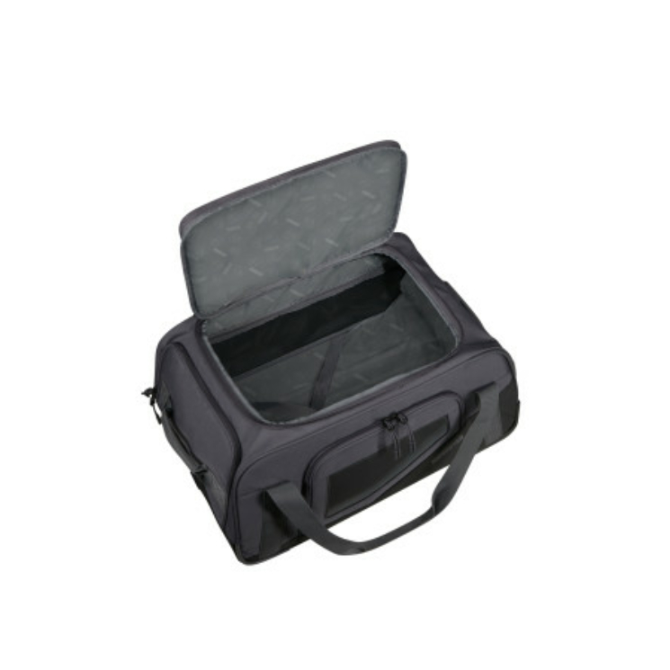 American Tourister CITY RACER DUFFLE/WH S BLACK Športová taška na kolieskach/taška cez rameno