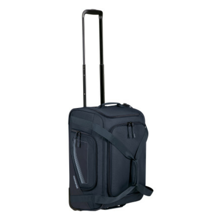 American Tourister CITY RACER DUFFLE/WH S NAVY Športová taška na kolieskach/taška cez rameno