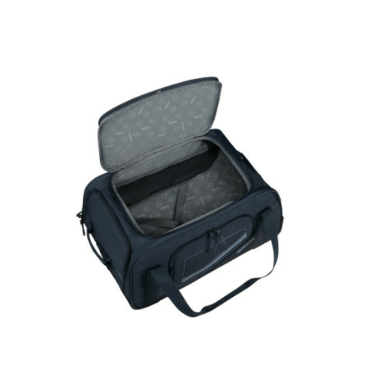 American Tourister CITY RACER DUFFLE/WH S NAVY Športová taška na kolieskach/taška cez rameno