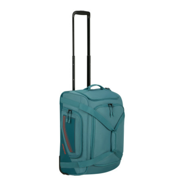 American Tourister CITY RACER DUFFLE/WH S PETROL Športová taška na kolieskach/taška cez rameno