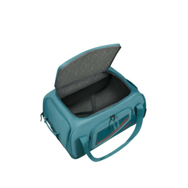American Tourister CITY RACER DUFFLE/WH S PETROL Športová taška na kolieskach/taška cez rameno