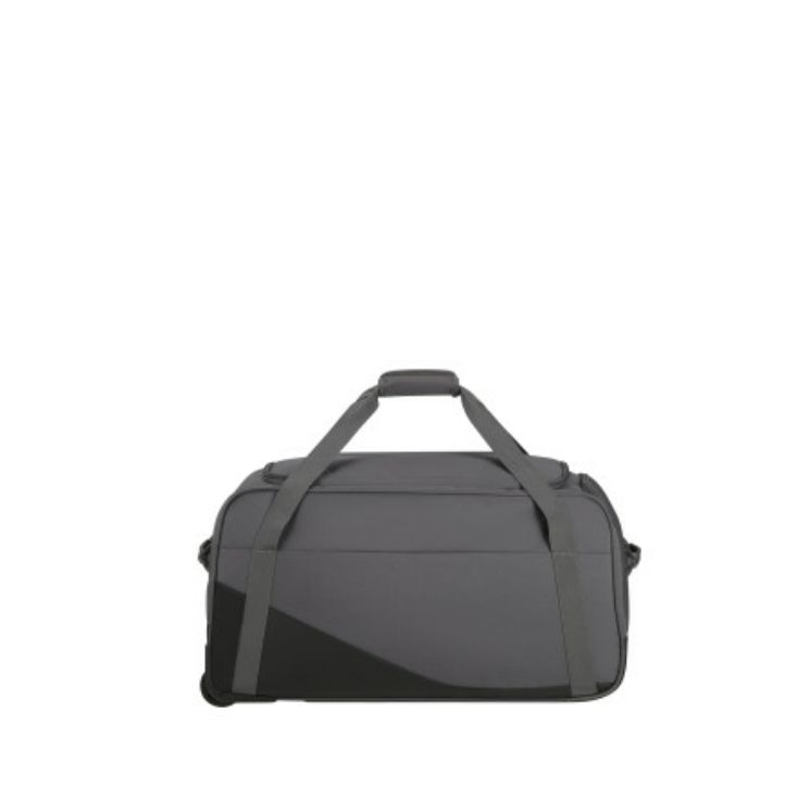 American Tourister CITY RACER DUFFLE/WH M BLACK Športová taška na kolieskach/taška cez rameno