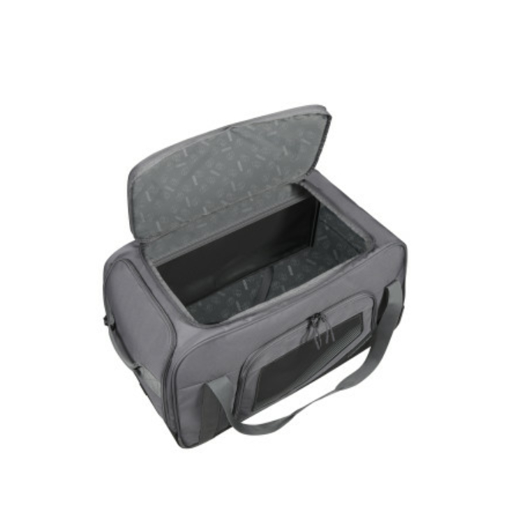 American Tourister CITY RACER DUFFLE/WH M BLACK Športová taška na kolieskach/taška cez rameno
