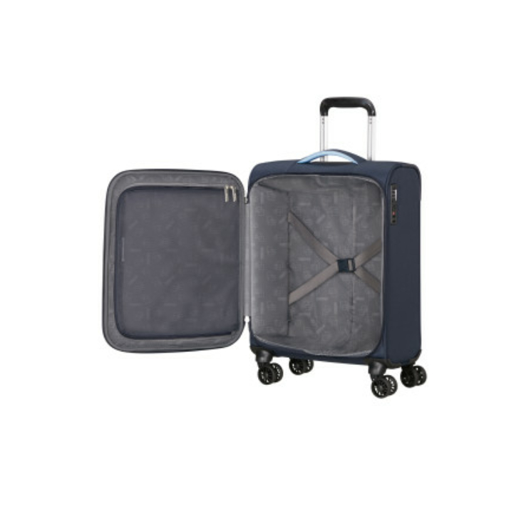 AMERICAN TOURISTER CLOUDRIDER SPINNER S TSA SKY NAVY