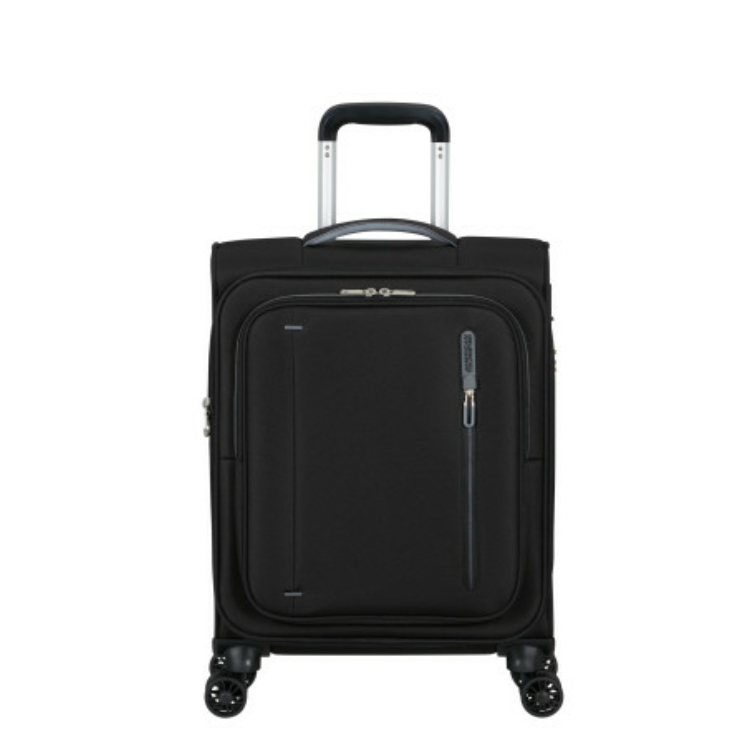 AMERICAN TOURISTER CLOUDRIDER SPINNER S EXP TSA JET BLACK