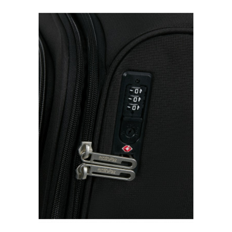 AMERICAN TOURISTER CLOUDRIDER SPINNER S EXP TSA JET BLACK