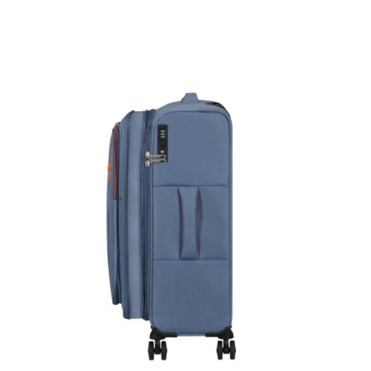 AMERICAN TOURISTER CLOUDRIDER SPINNER M EXP TSA STONE BLUE