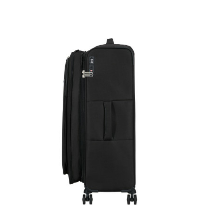 AMERICAN TOURISTER CLOUDRIDER SPINNER L EXP TSA JET BLACK