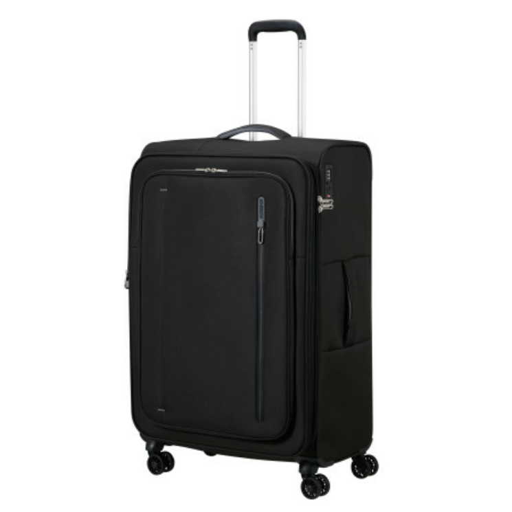 AMERICAN TOURISTER CLOUDRIDER SPINNER L EXP TSA JET BLACK