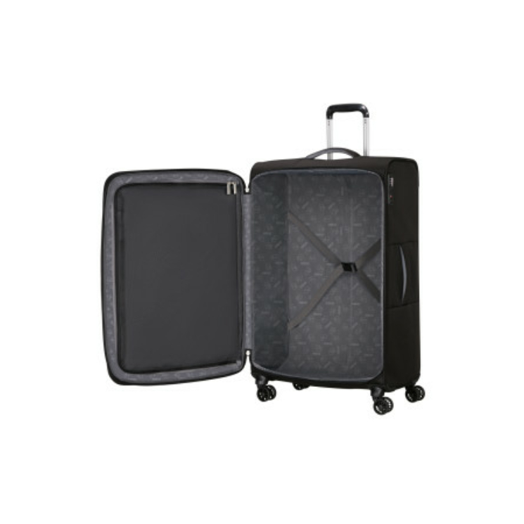 AMERICAN TOURISTER CLOUDRIDER SPINNER L EXP TSA JET BLACK