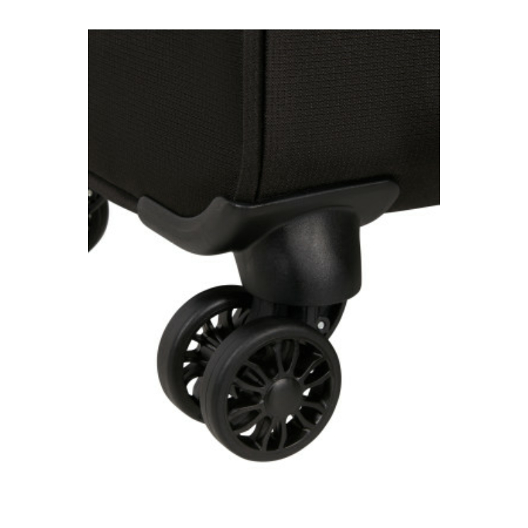 AMERICAN TOURISTER CLOUDRIDER SPINNER L EXP TSA JET BLACK