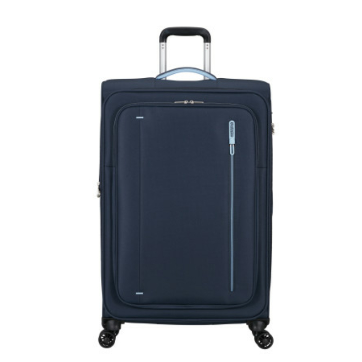AMERICAN TOURISTER CLOUDRIDER SPINNER L EXP TSA SKY NAVY