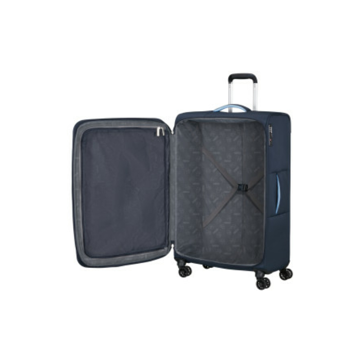 AMERICAN TOURISTER CLOUDRIDER SPINNER L EXP TSA SKY NAVY