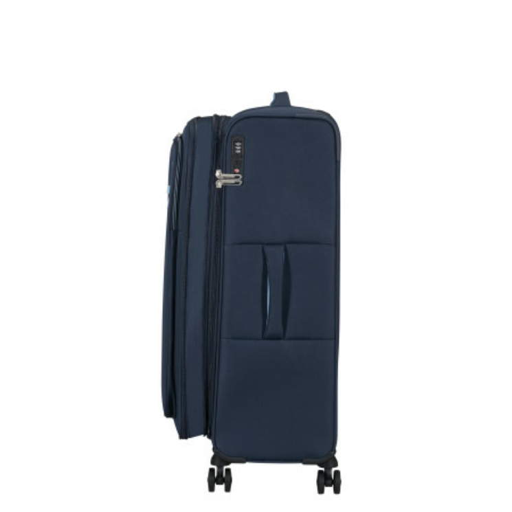 AMERICAN TOURISTER CLOUDRIDER SPINNER L EXP TSA SKY NAVY