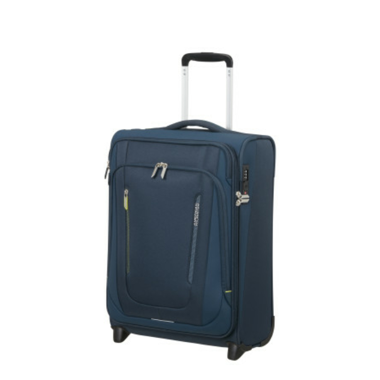 American Tourister WANDERLITE UPRIGHT S TSA TMAVOMODRÁ