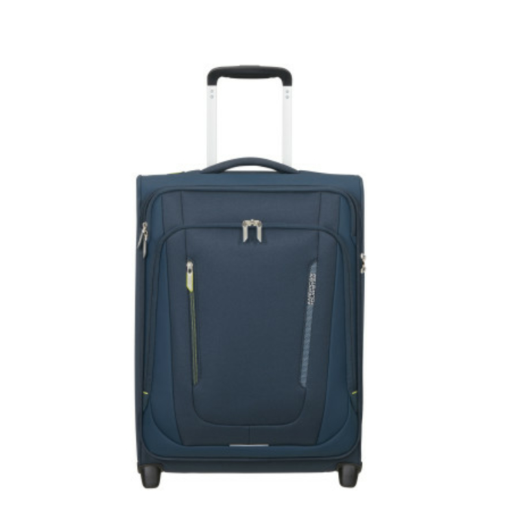 American Tourister WANDERLITE UPRIGHT S TSA TMAVOMODRÁ