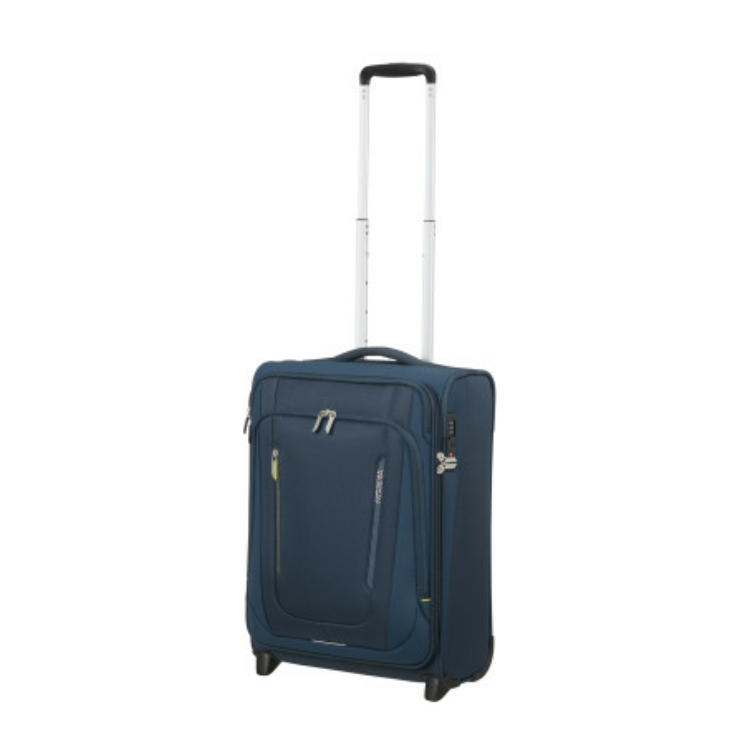 American Tourister WANDERLITE UPRIGHT S TSA TMAVOMODRÁ