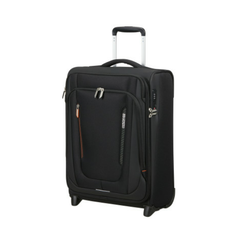 American Tourister WANDERLITE UPRIGHT S TSA SHADOW BLACK