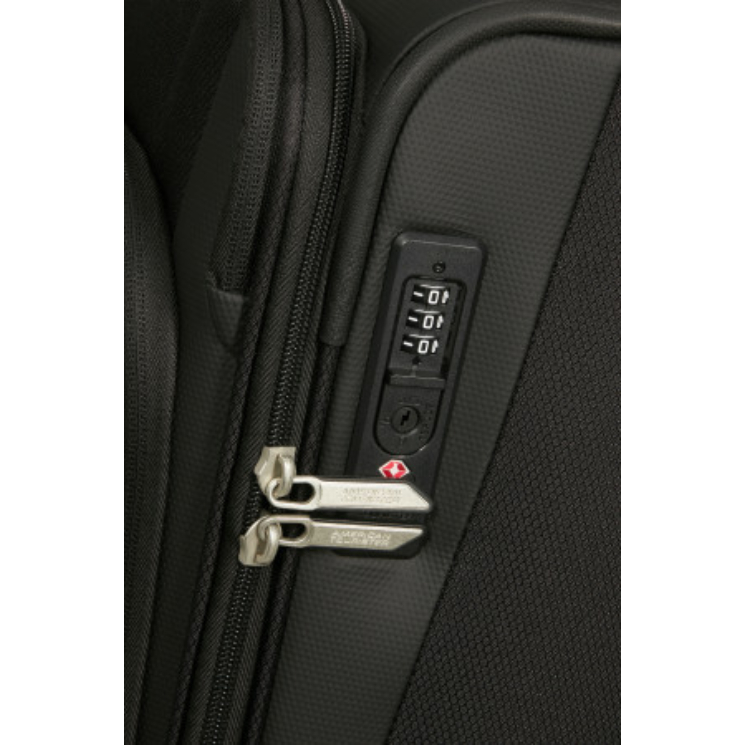 American Tourister WANDERLITE UPRIGHT S TSA SHADOW BLACK
