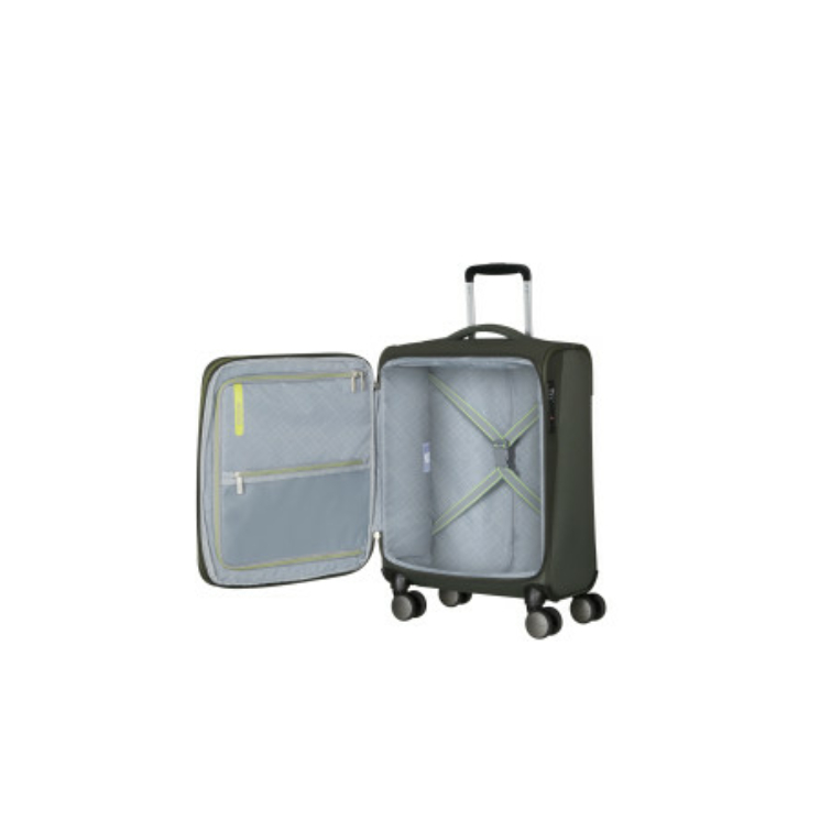 American Tourister WANDERLITE SPINNER S EXP TSA TMAVÁ KHAKI