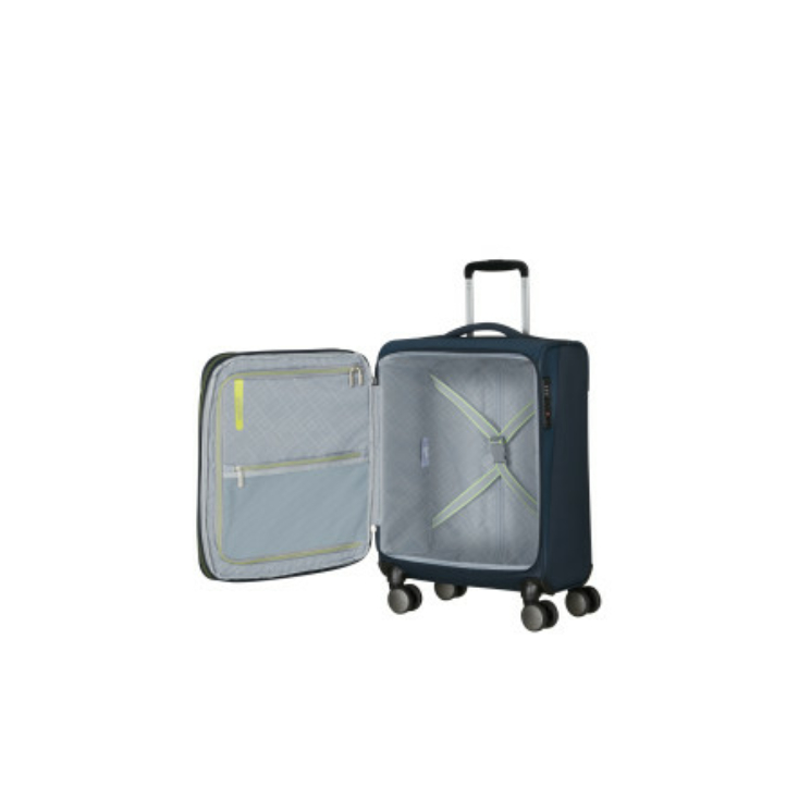 American Tourister WANDERLITE SPINNER S EXP TSA TMAVOMODRÁ