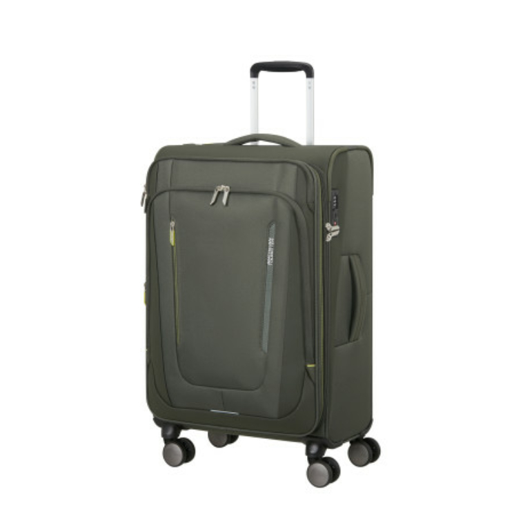 American Tourister WANDERLITE SPINNER M EXP TSA TMAVÁ KHAKI