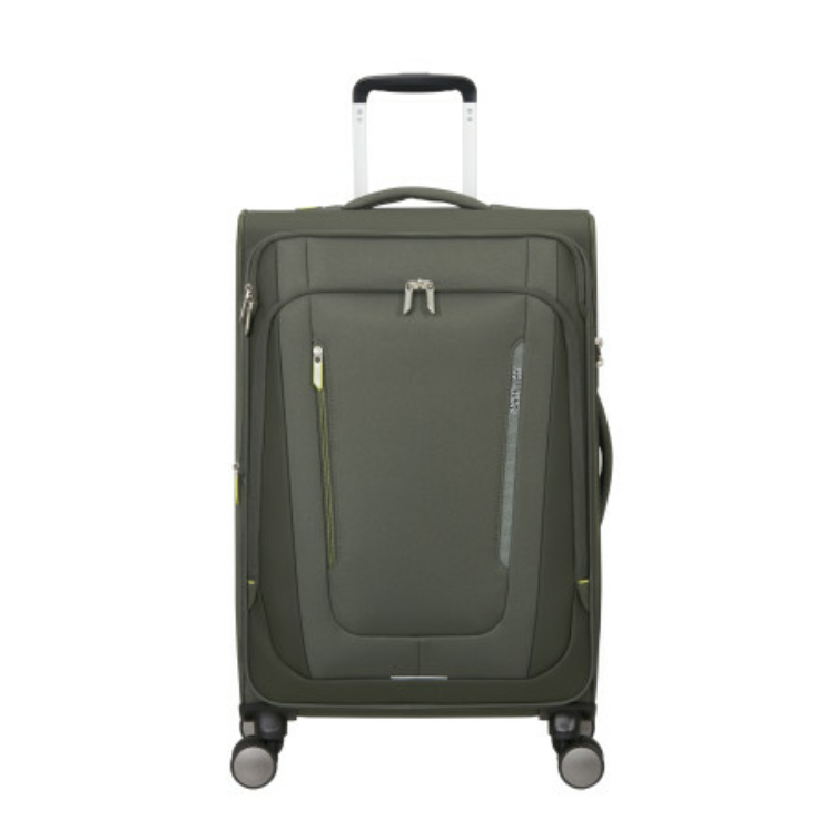 American Tourister WANDERLITE SPINNER M EXP TSA TMAVÁ KHAKI