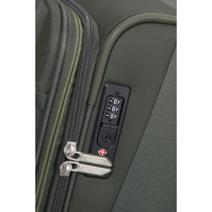 American Tourister WANDERLITE SPINNER M EXP TSA TMAVÁ KHAKI