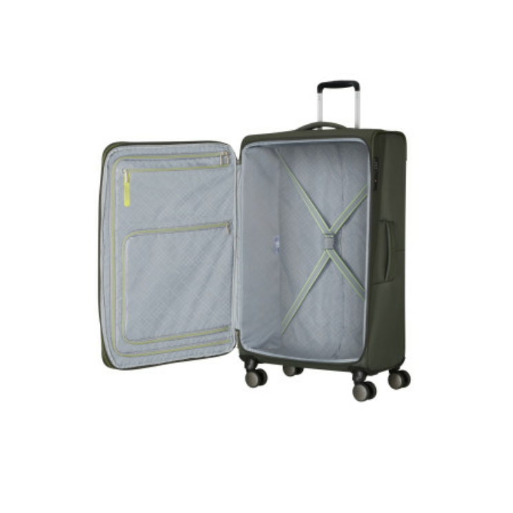American Tourister WANDERLITE SPINNER L EXP TSA TMAVÁ KHAKI